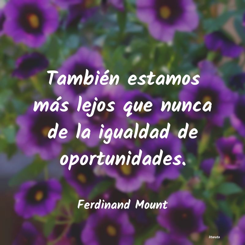 Frases de Ferdinand Mount