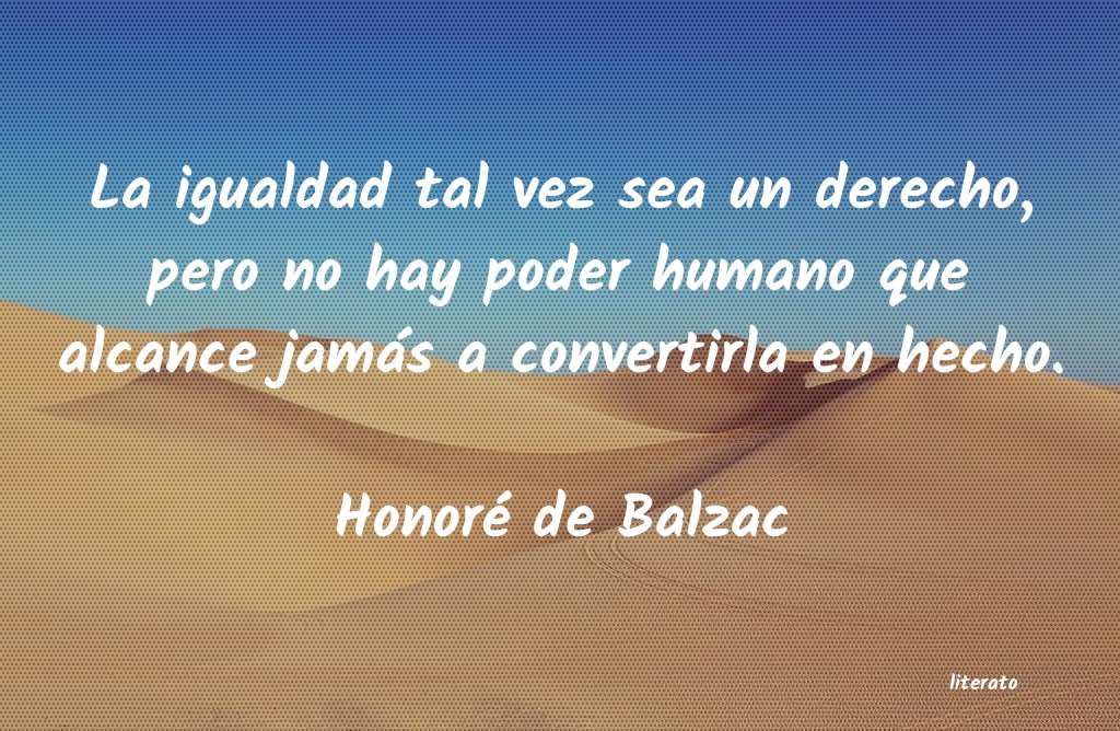 frases de HonorÃ© de Balzac
