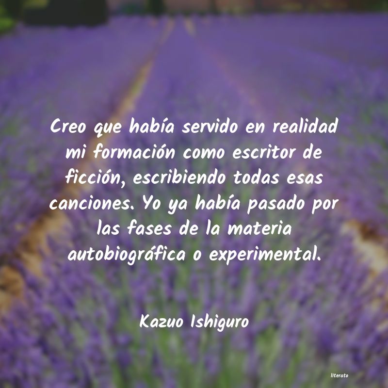 Frases de Kazuo Ishiguro