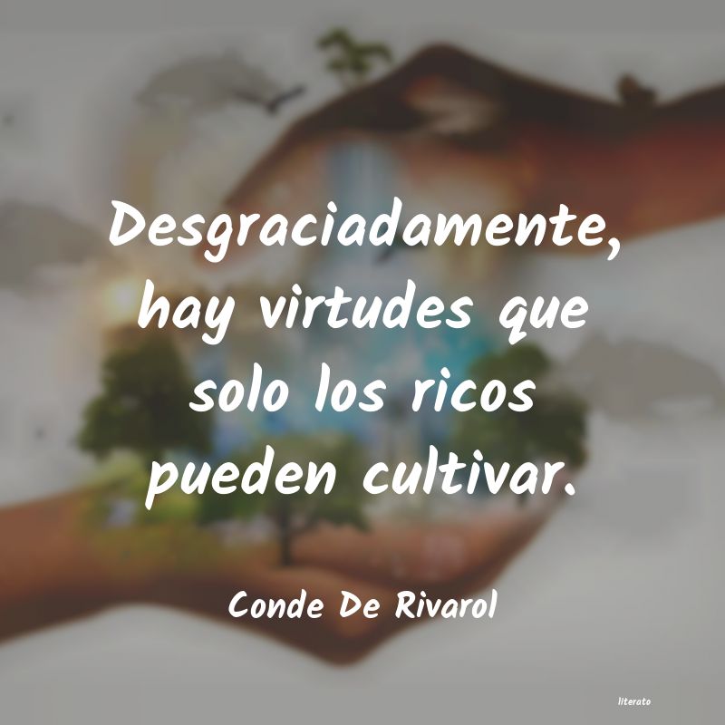 frases de Conde De Rivarol