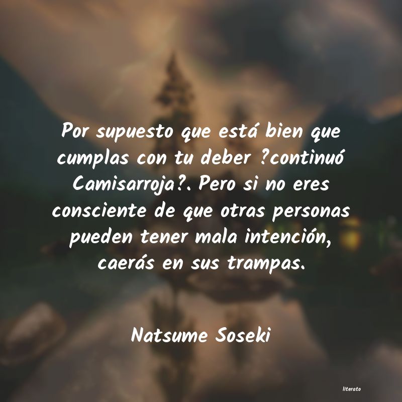 frases de Natsume Soseki