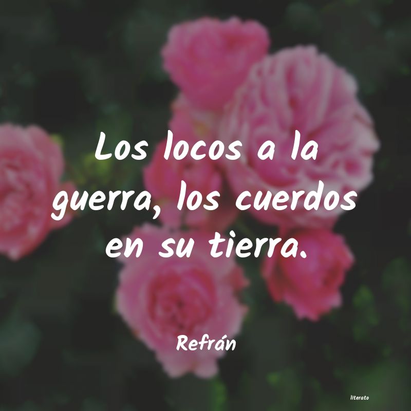 frases de Refrán