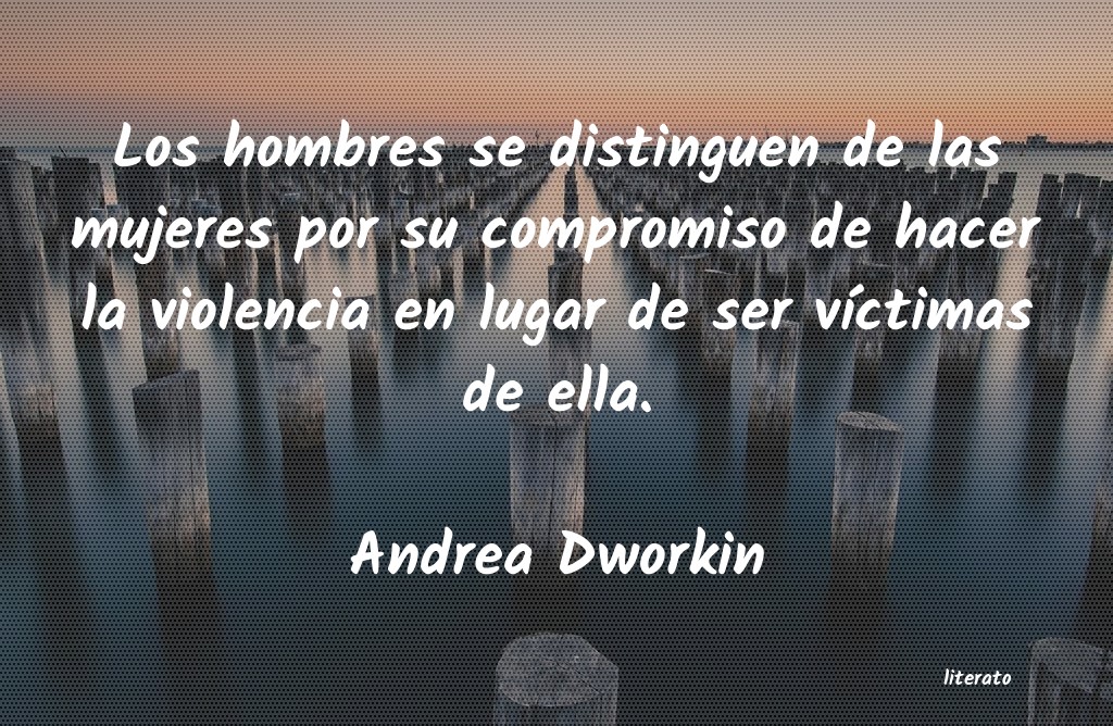 Frases de Andrea Dworkin