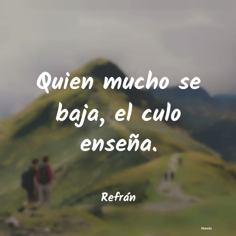 frases de Refrán