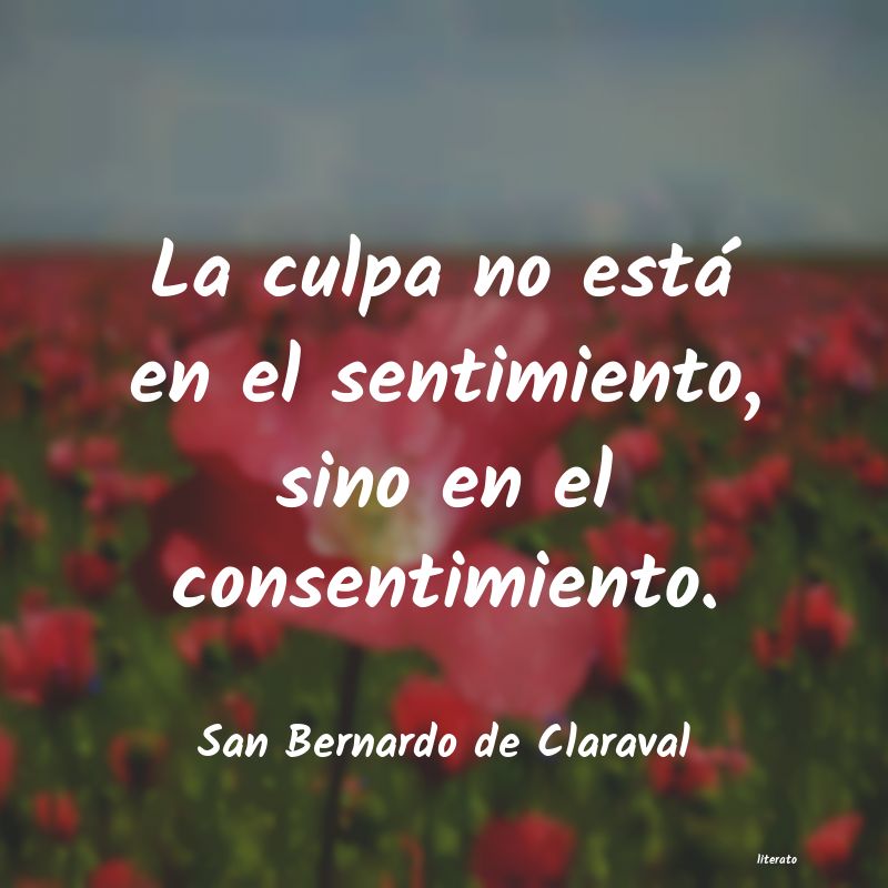frases de San Bernardo de Claraval