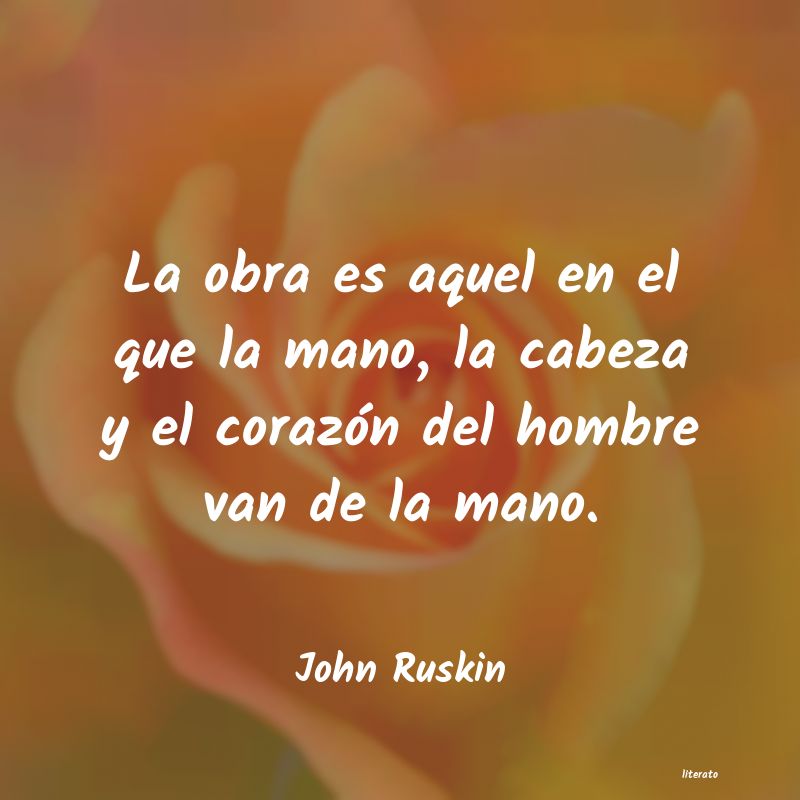 frases de John Ruskin