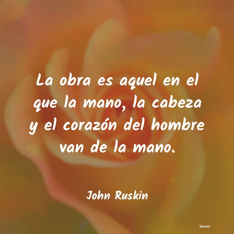 Frases de John Ruskin