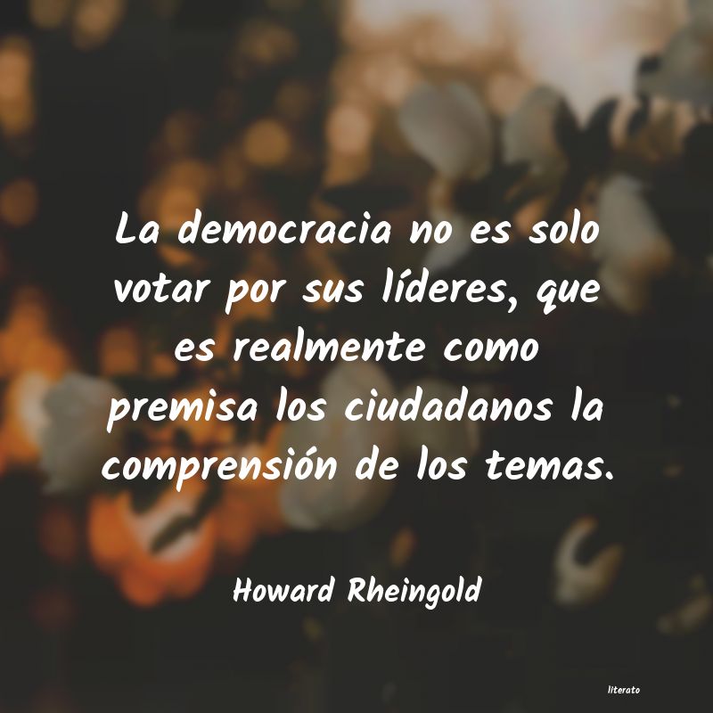 Frases de Howard Rheingold