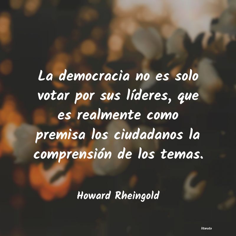 <ol class='breadcrumb' itemscope itemtype='http://schema.org/BreadcrumbList'>
<li itemprop='itemListElement'><a href='/autores/'>Autores</a></li>
<li itemprop='itemListElement'><a href='/autor/howard_rheingold/'>howard rheingold</a></li>
</ol>