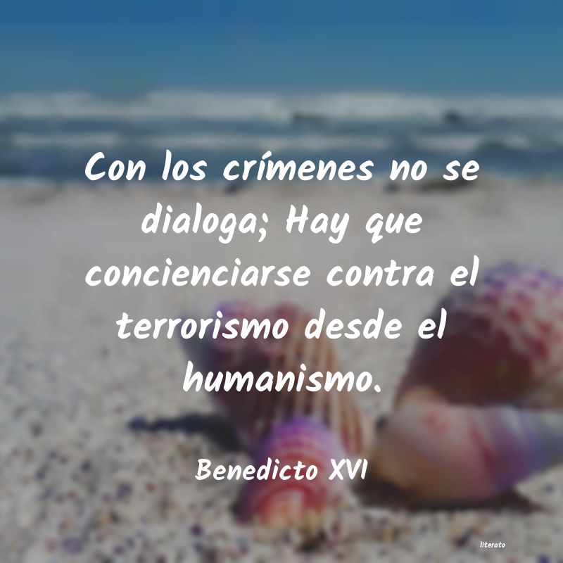 Frases de Benedicto XVI