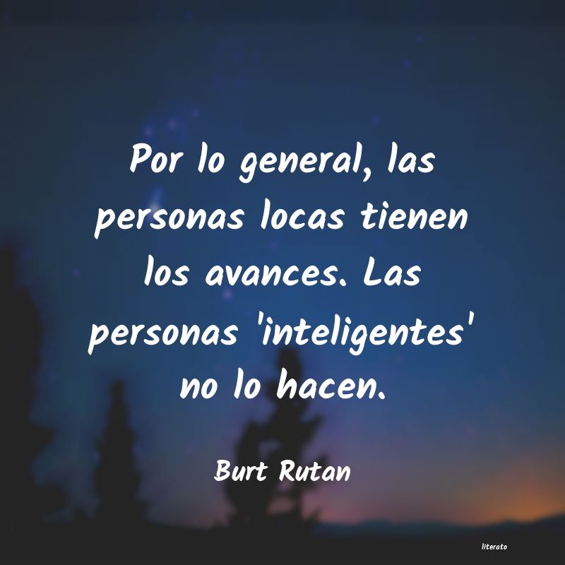 frases de Burt Rutan