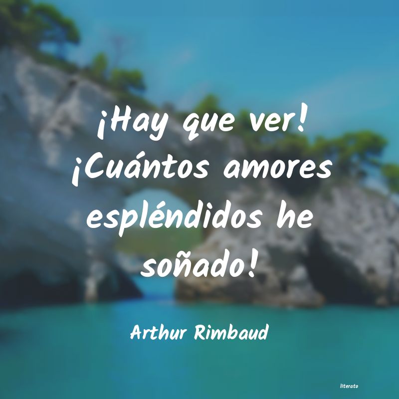 frases de Arthur Rimbaud