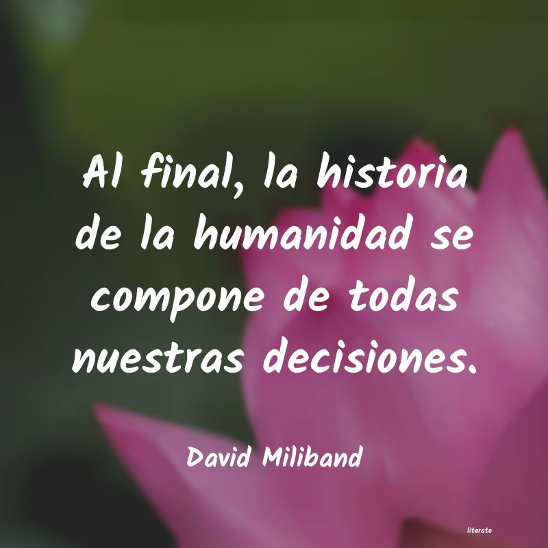 Frases de David Miliband