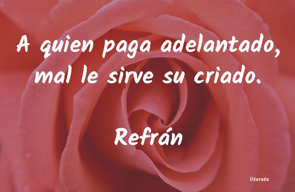 Frases de Refrán