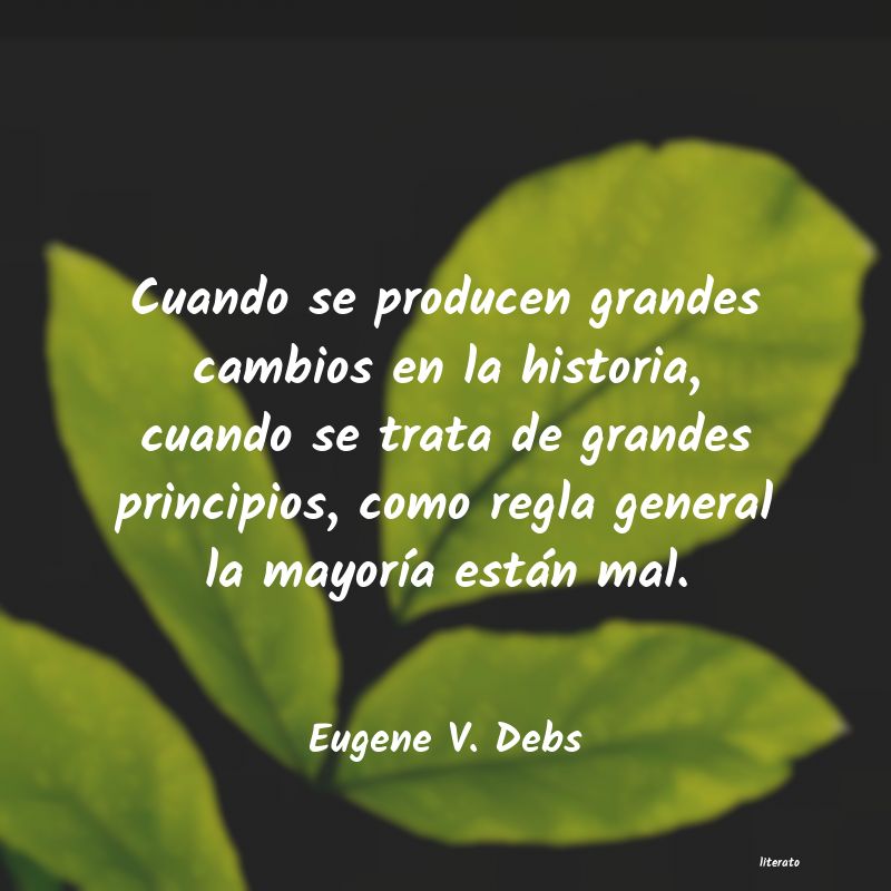 Frases de Eugene V. Debs