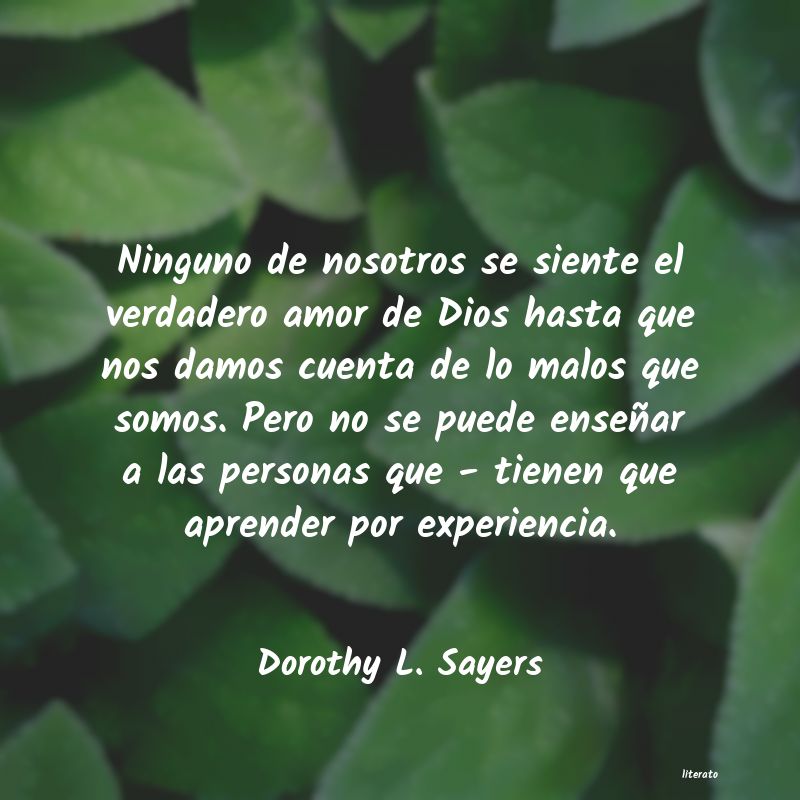 frases de Dorothy L. Sayers