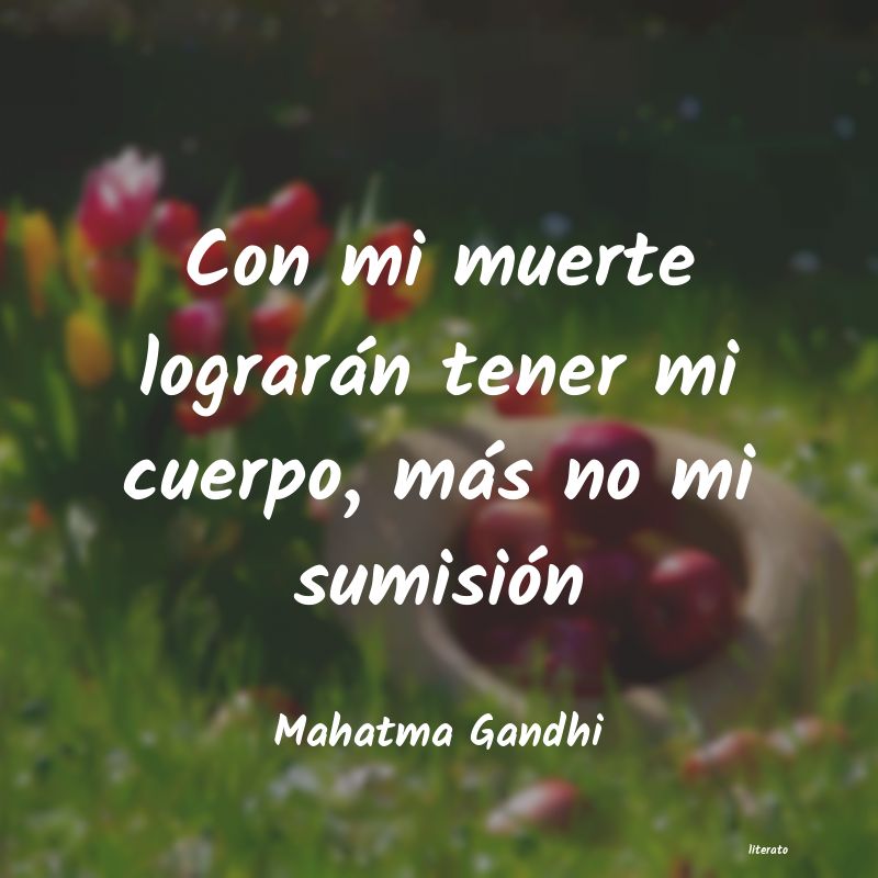 frases de Mahatma Gandhi