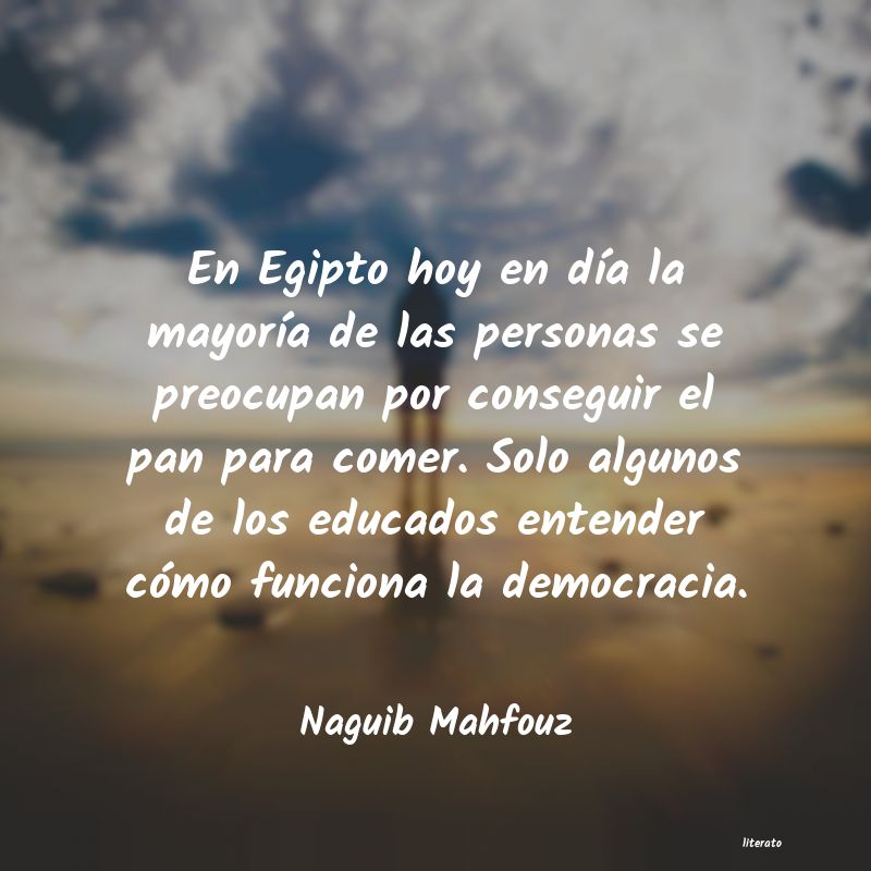 Frases de Naguib Mahfouz