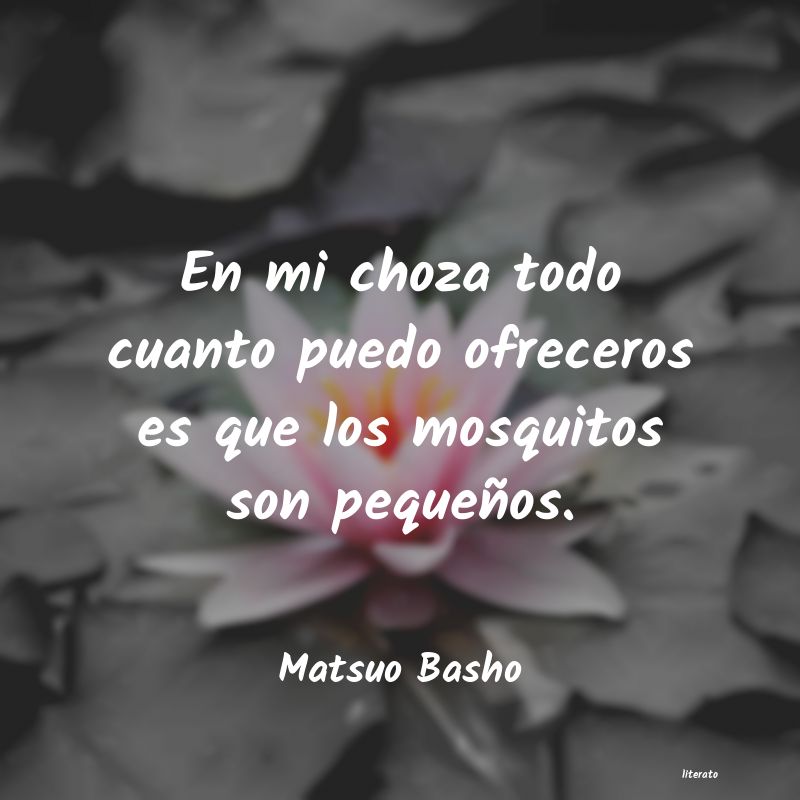 Frases de Matsuo Basho