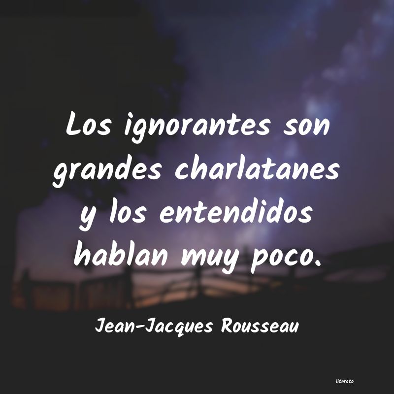 frases de Jean-Jacques Rousseau