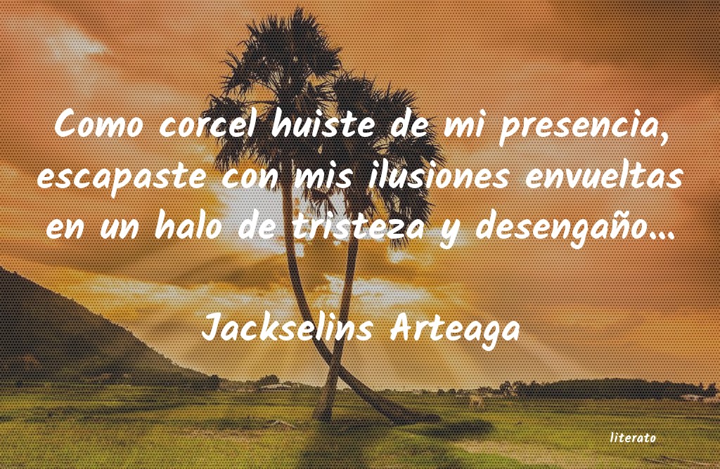 frases de Jackselins Arteaga