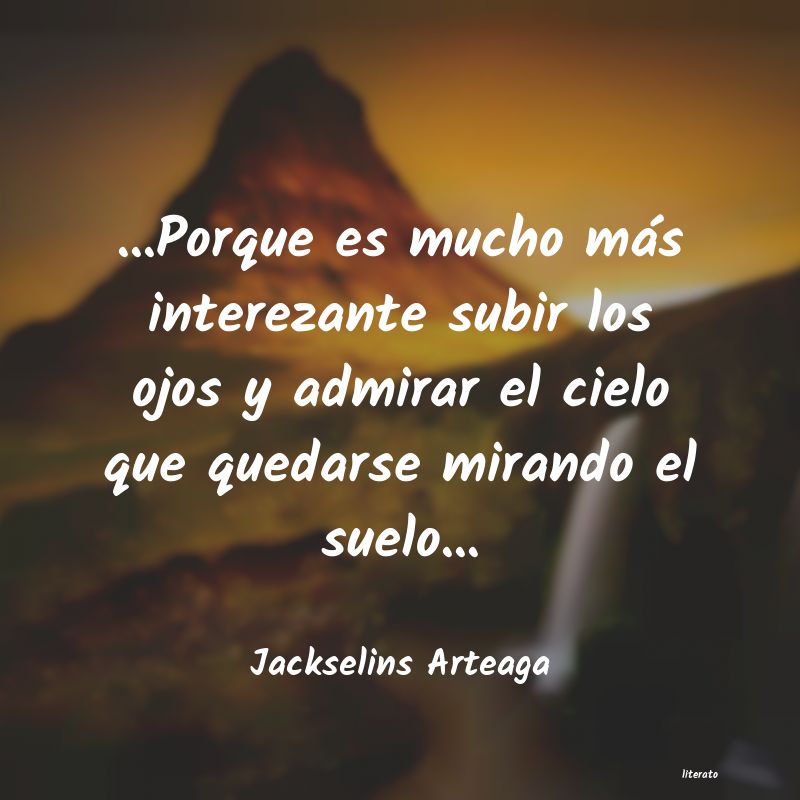 frases de Jackselins Arteaga