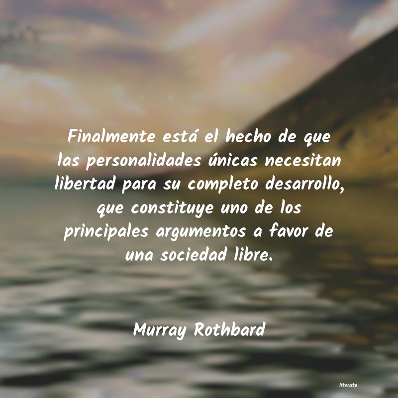 frases de Murray Rothbard
