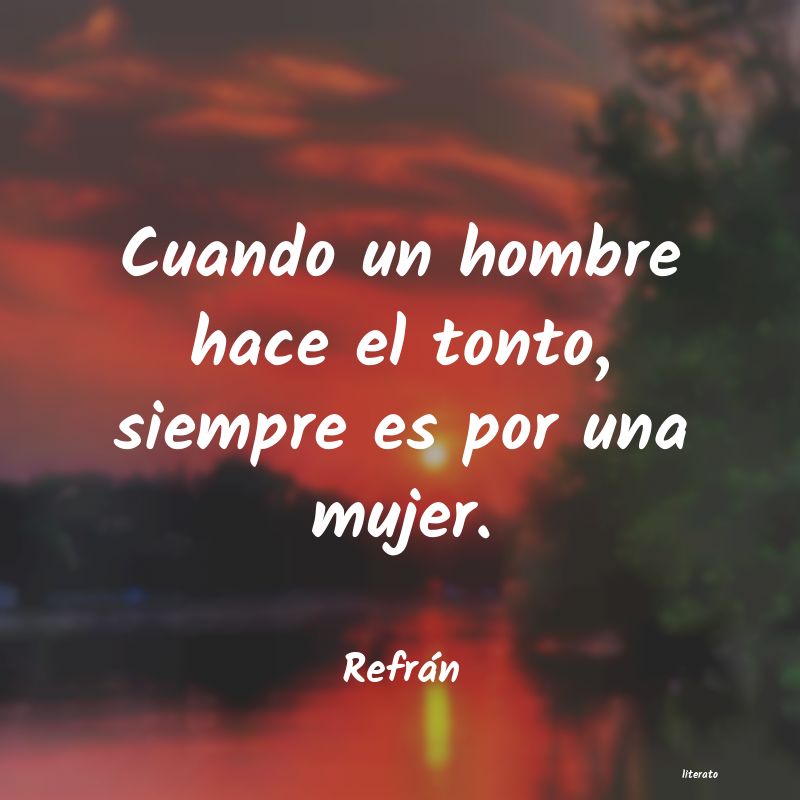 Frases de Refrán