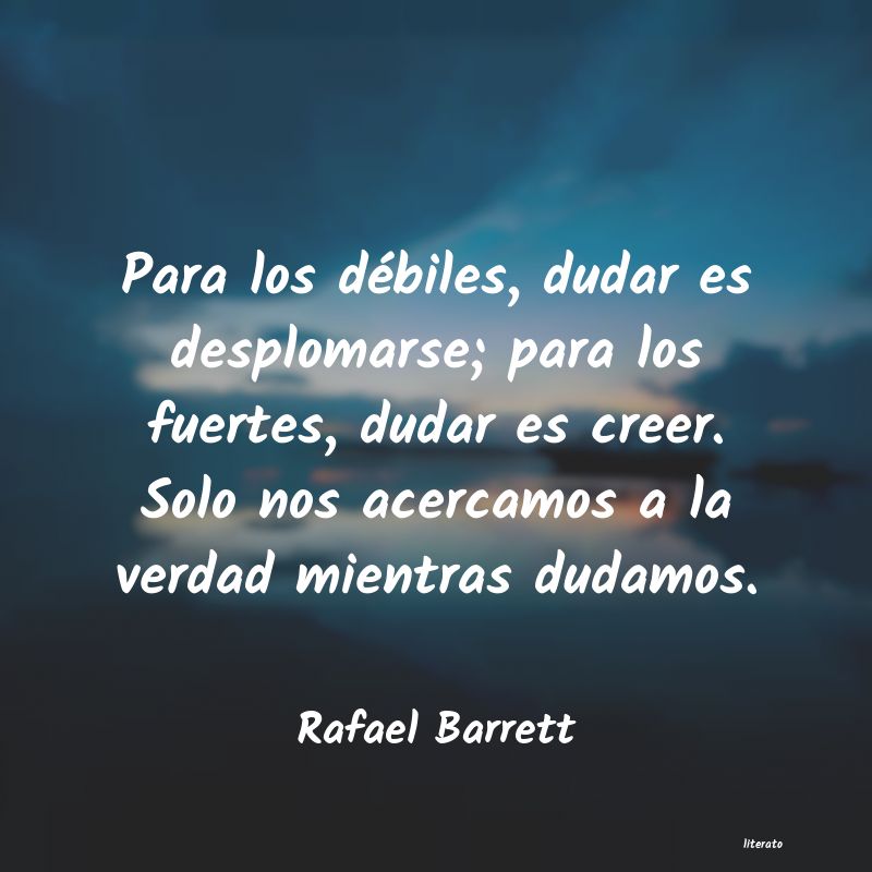 frases de Rafael Barrett