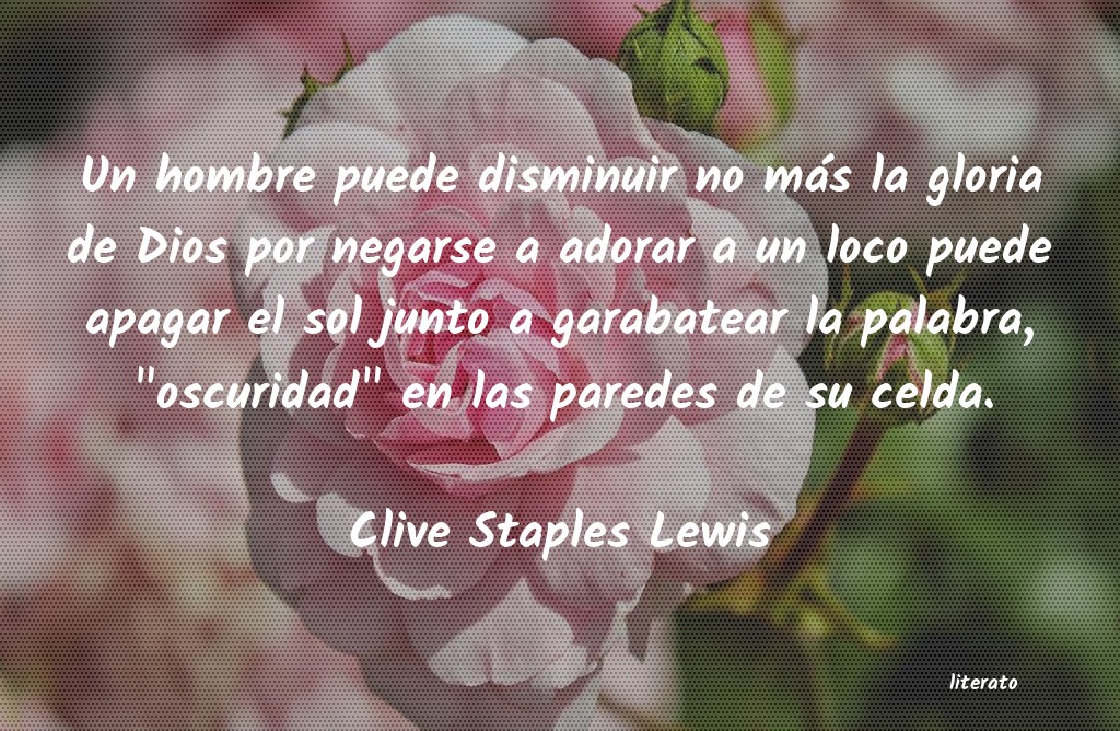 frases de Clive Staples Lewis