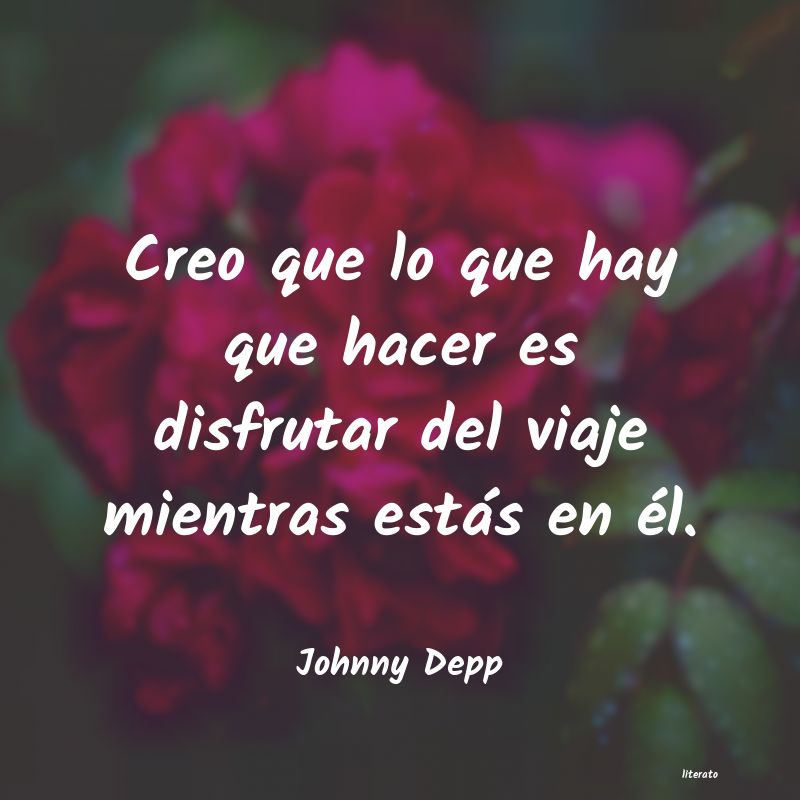 disfrutar