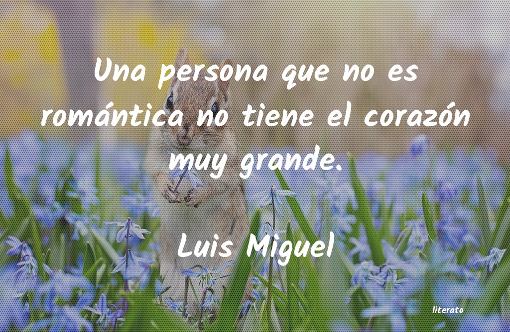 Frases de Luis Miguel