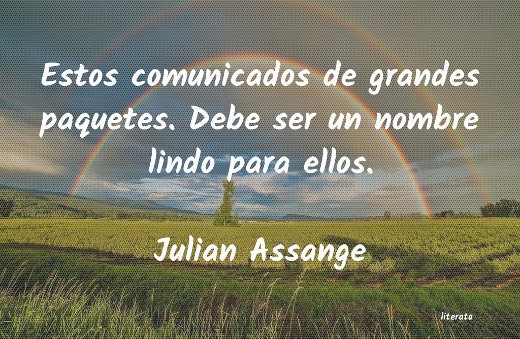 frases de Julian Assange