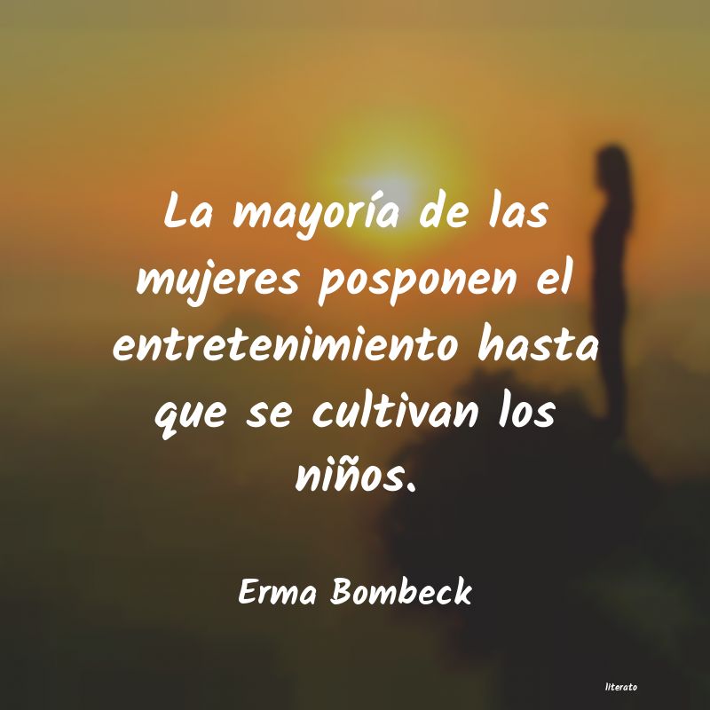 frases de Erma Bombeck