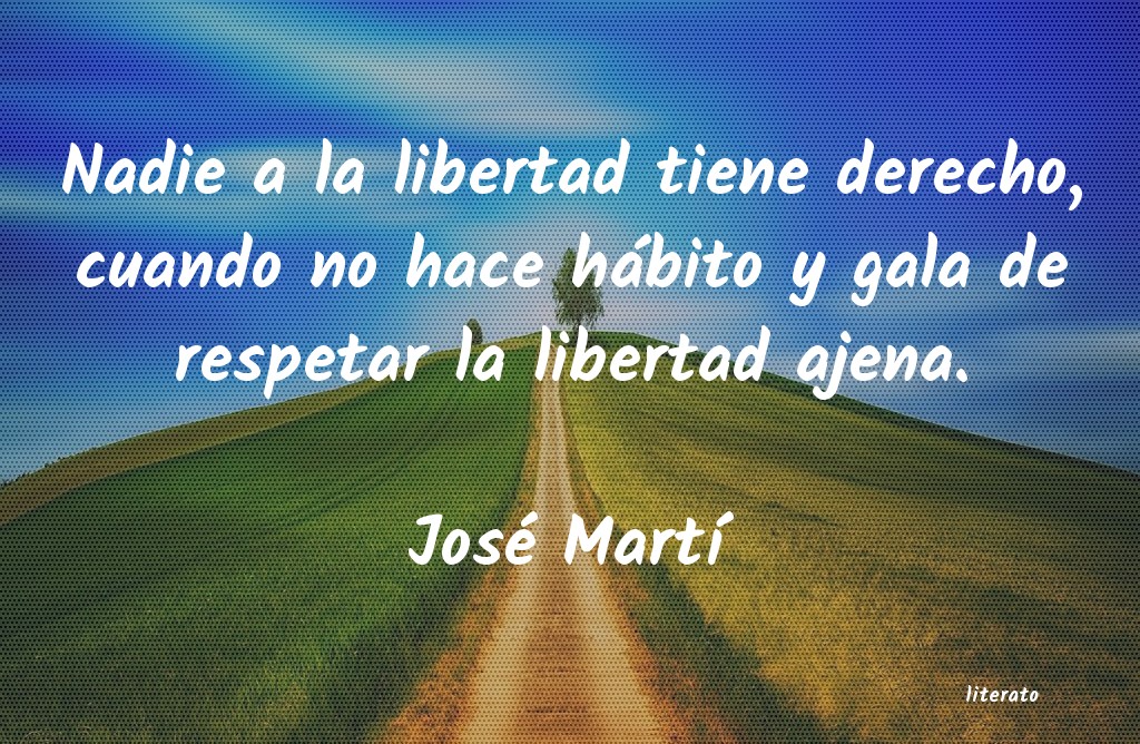 frases de jose marti sobre el deber