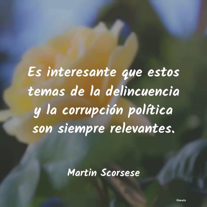 Frases de Martin Scorsese