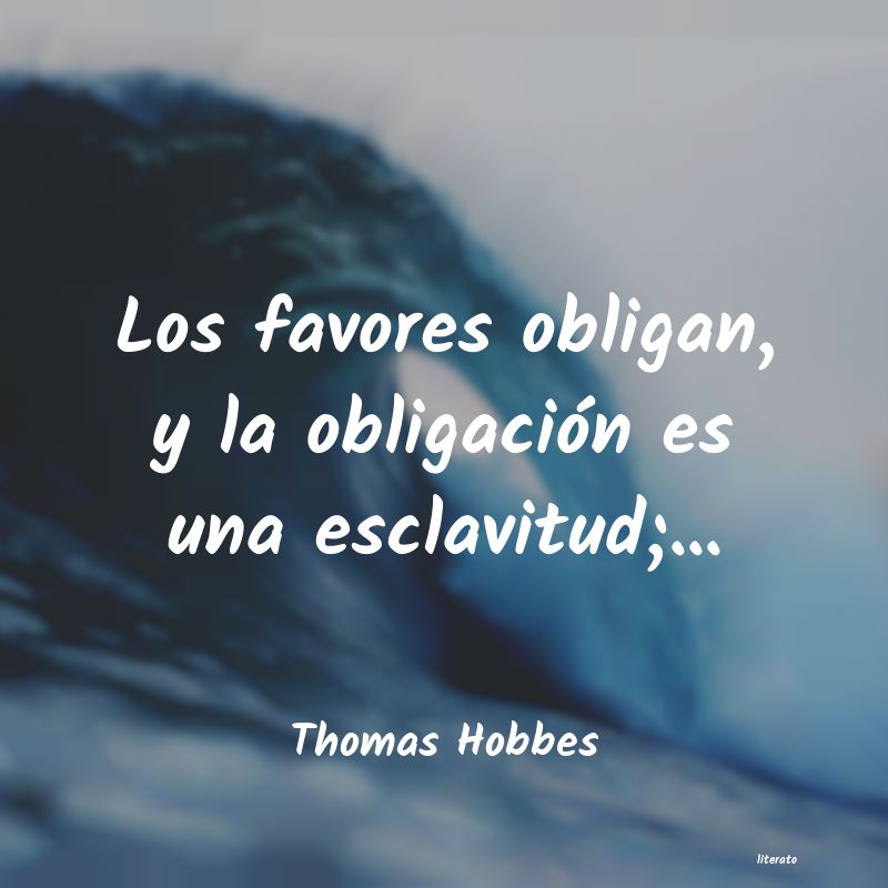 Frases de Thomas Hobbes