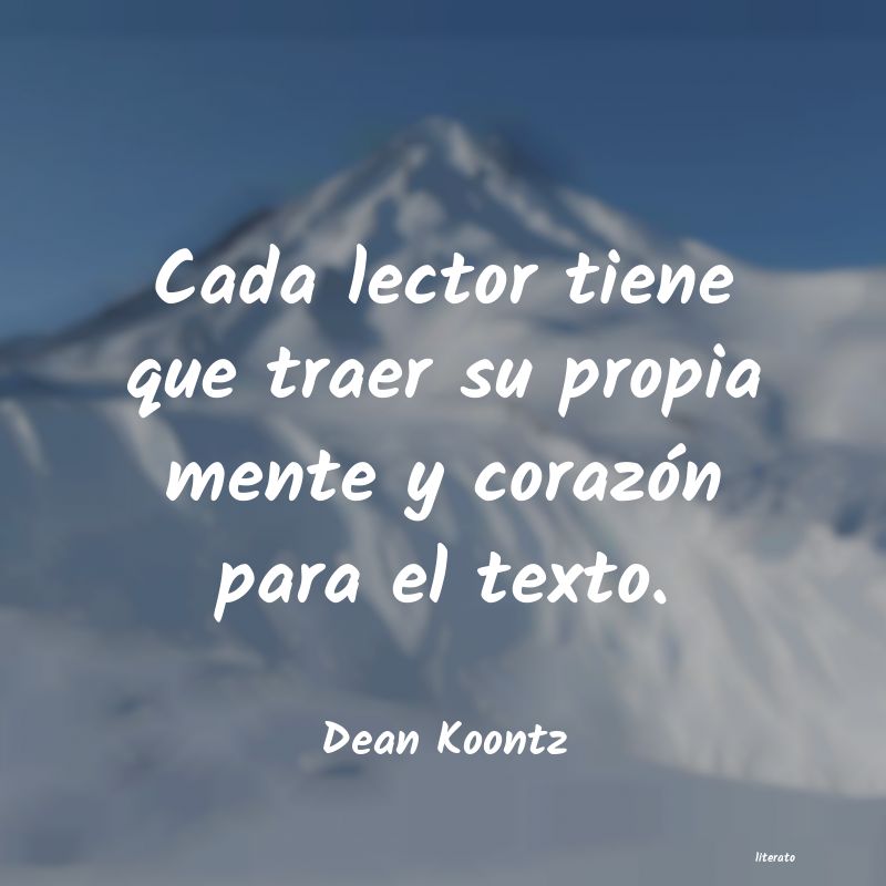 Frases de Dean Koontz