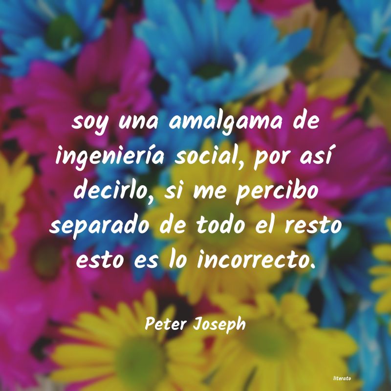 Frases de Peter Joseph