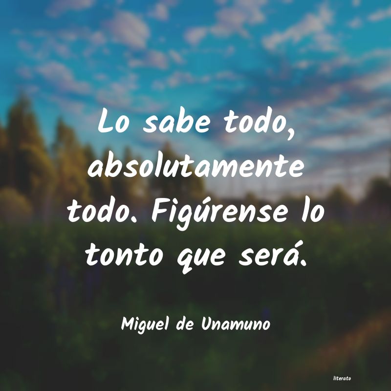 Frases de Miguel de Unamuno