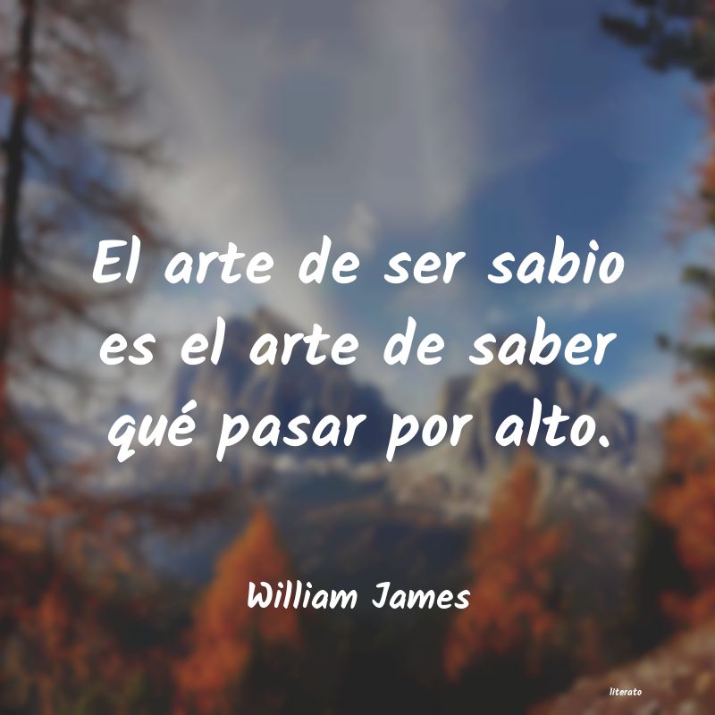 Frases de William James