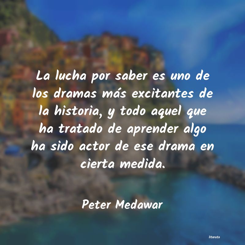 Frases de Peter Medawar