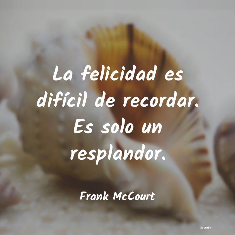 frases de Frank McCourt