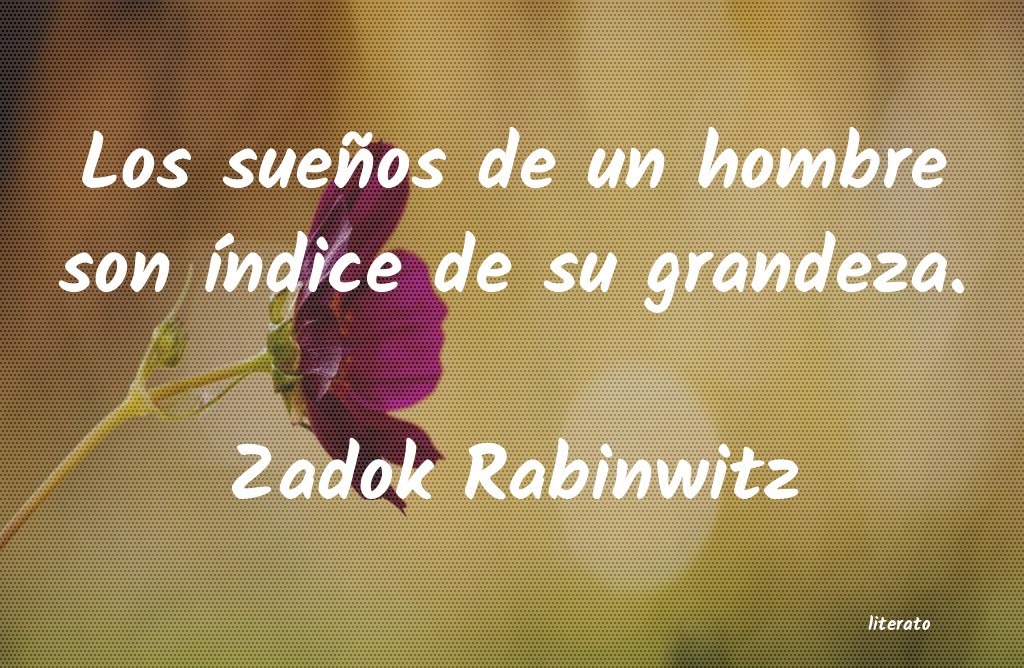 Frases de Zadok Rabinwitz