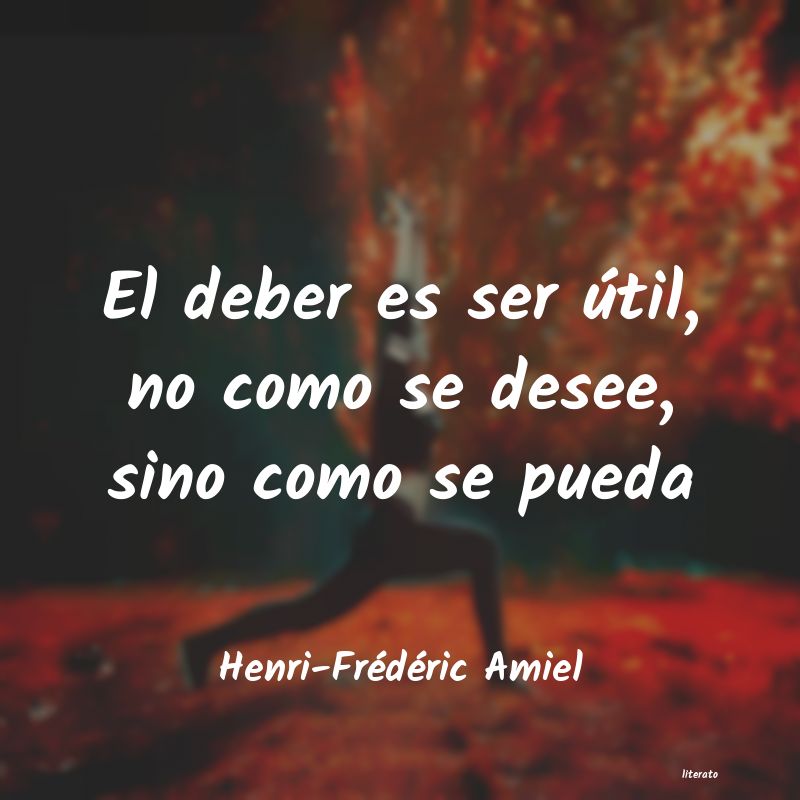 Frases de Henri-Frédéric Amiel