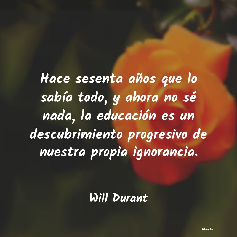 Frases de Will Durant