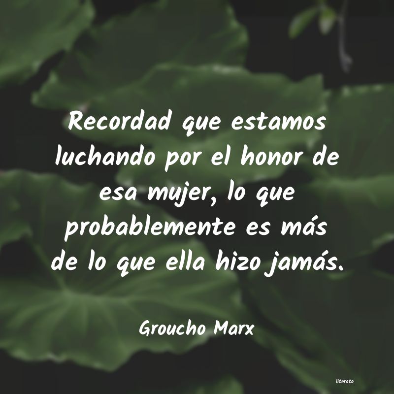 Frases de Groucho Marx