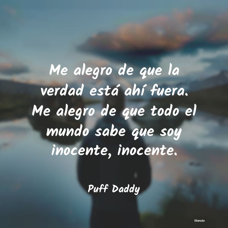 Frases de Puff Daddy