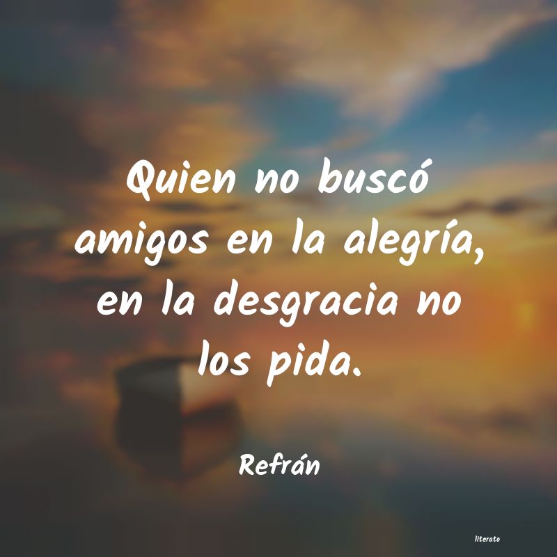 frases de Refrán