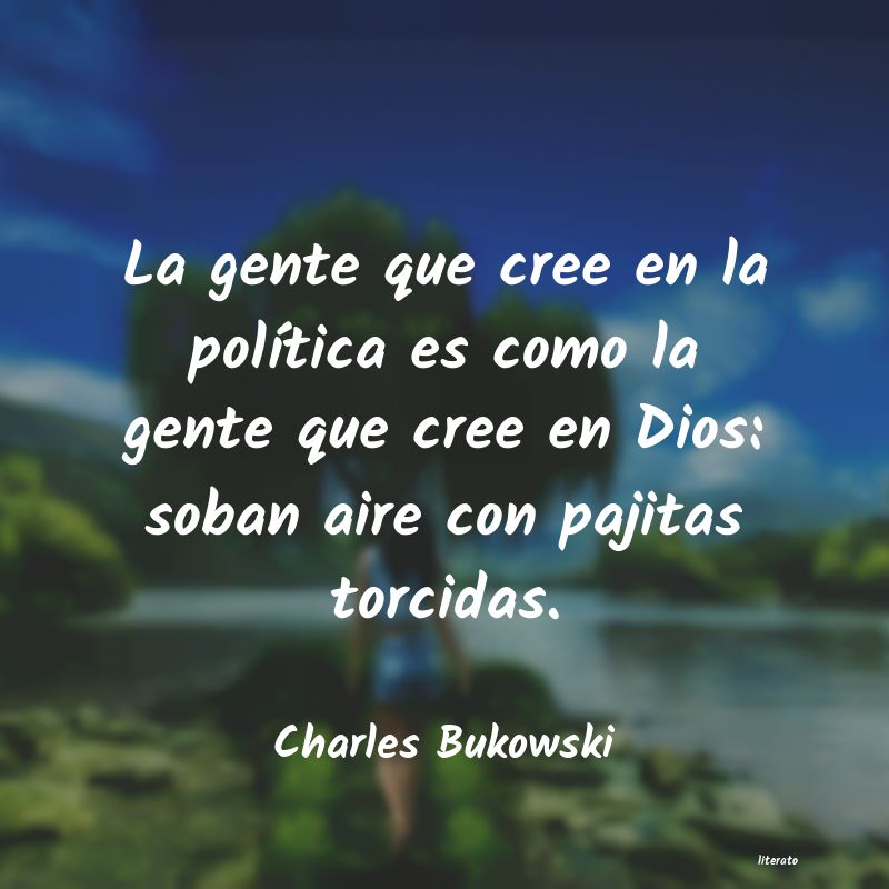 frases de Charles Bukowski